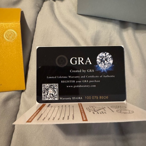 Womens moissanite diamond ring - Picture 2 of 11